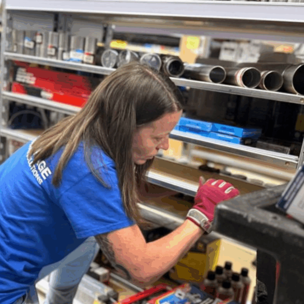 ProVantage specialist handling inventory support during post-holiday retail assessments